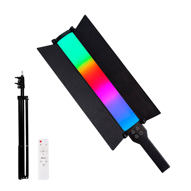 Kit Barra de Luz LED RGB con Barndoors + Tripode 2.1m