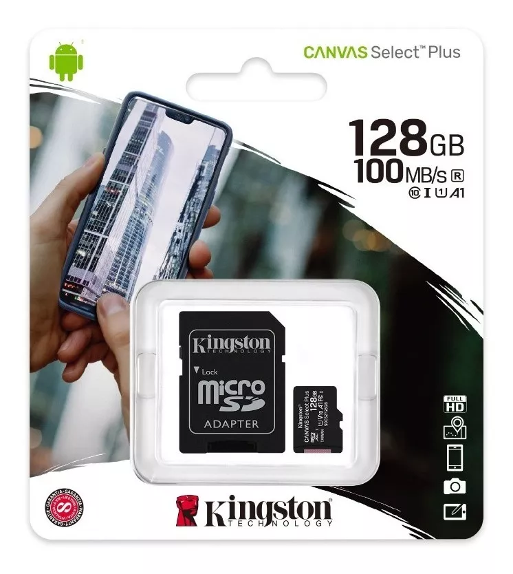 Memoria 128GB Micro SD KINGSTON CANVAS