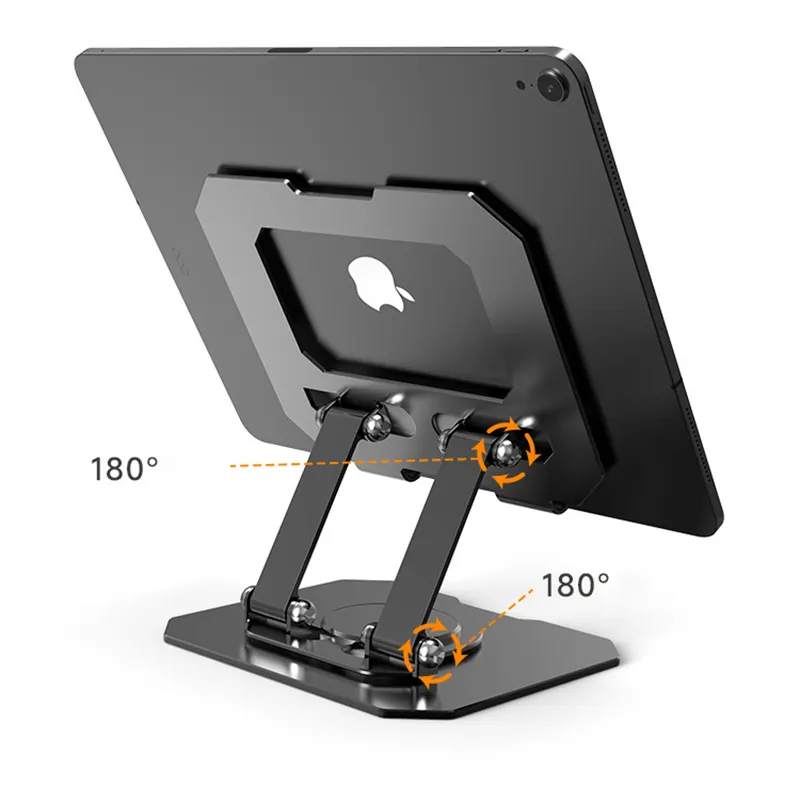 Soporte Base de Metal Para Celulares Tablets Ipad Giro 360°