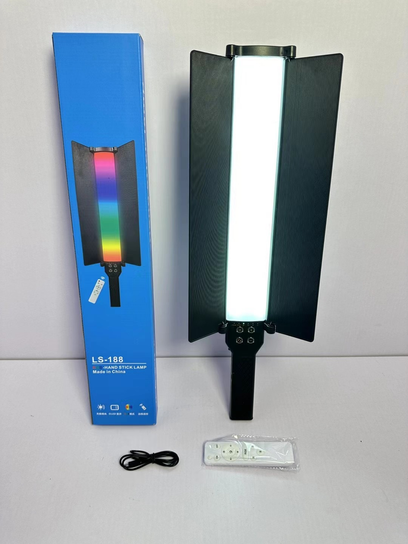 Kit Barra de Luz LED RGB con Barndoors + Tripode 2.1m